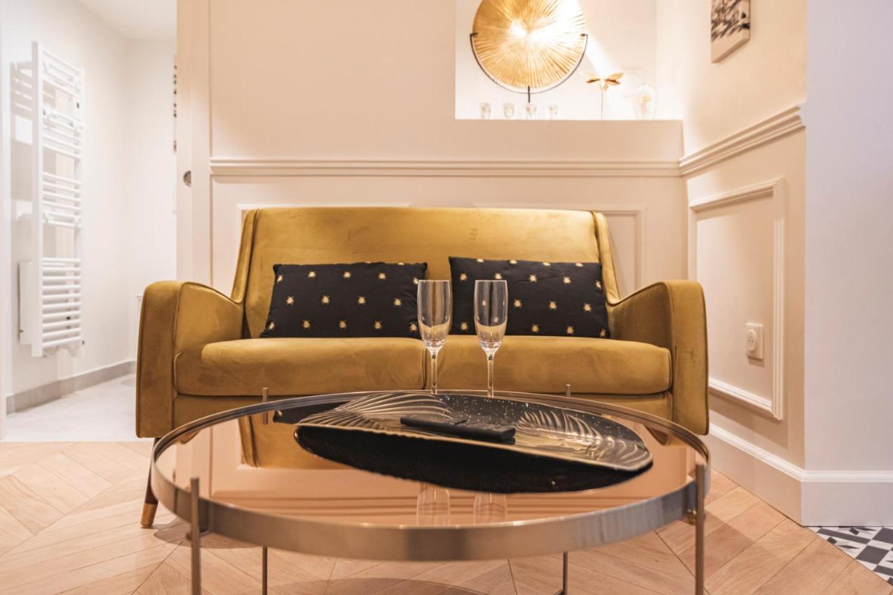 Charmant Studio Hypercentre Reims Apartment Bagian luar foto